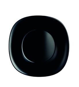 Krožnik Carine globok, črn, 21 cm, L9818