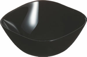 Skleda Carine, črna, 14 cm
