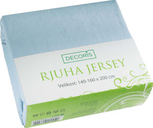Rjuha jersey, modra, 140-160x200cm