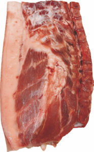 Svinjski vrat s kostjo, slanino in kožo SI, II.kat.