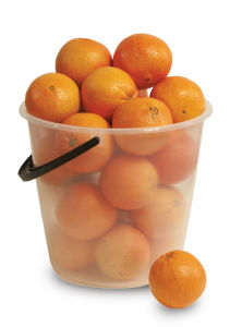 Pomaranče 6 kg + vedro 10 l gratis