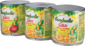 Koruza Bonduelle gold, sladka, 3 x 170 g