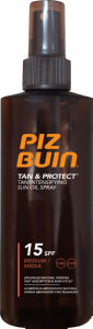 Olje Piz Buin, Tan & Protect, SPF 15, 150 ml