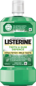 Ustna voda Listerine, teeth&gum difence mild, 500 ml