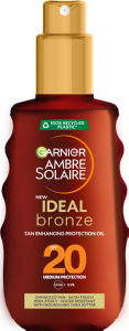 Olje za sončenje Ambre solaire, Ideal bronze, ZF20, 150 ml