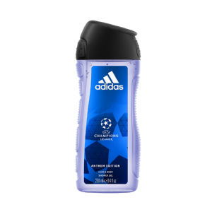 Gel za prhanje Adidas Uefa N°7, moški, 250 ml