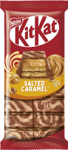 Vafelj Kit Kat, oblit z mlečno čokolado, slana karamela, 99 g