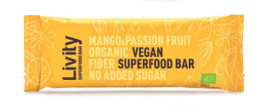 Ploščica Bio Livity, mango&pasijonka, 30 g