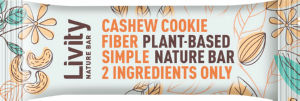 Ploščica Livity, presna, Nature Nature Cashew Cookie, 30 g