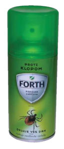 Repelent Forth, proti klopom, 150ml