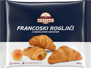 Rogljič Pečjak, z mareličnim nadevom, zamrznjen, 900 g