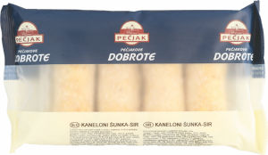 Kaneloni Pečjak, šunka in sir, 400 g