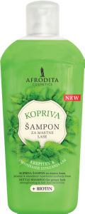 Šampon Afrodita, kopriva, biotin, 1 l