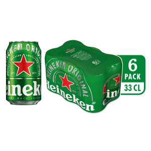 Pivo Heineken, alk. 5 vol %, 6 x 0,33 l