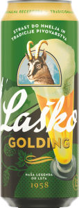 Pivo Laško Golding svetlo, alk. 5,4 vol %, 0,5 l