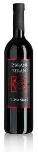 Vino Izbrani Teran, elite, alk.12 vol%, 0,75l