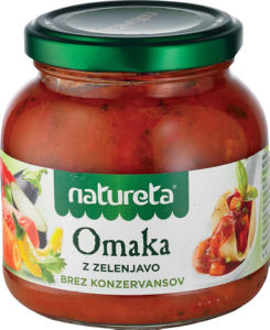 Omaka z zelenjavo, Natureta, 280 g