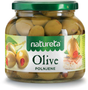 Olive Natureta, polnjene, 530 g
