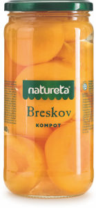 Kompot breskov Natureta, 700 g