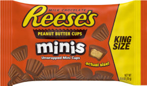 Čokolada mlečna Reese’s, Minis, 70 g