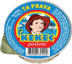 Pašteta Kekec, 75 g