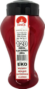 Sveča elektronska Memoria, 120 dni