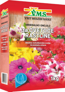 Gnojilo VMS, za cvetoče in okrasne rastline, 1 kg