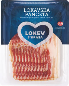 Lokavska Panceta Narezek Pršutarna Lokev 100 g 