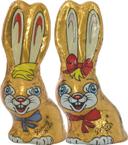 Kakavova figura zajček sedeči, 80 g