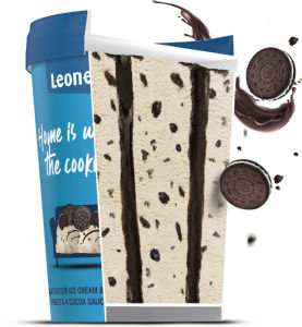 Sladoled Leone Cookie core, 450 ml