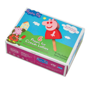 Sladoled palčka, Peppa pig, 6 x 60 ml