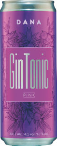 Pijača Dana, Gin & Tonic, Pink, alk. 4,5 vol%, 330 ml