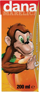 Pijača Dana, marelica, 0,2 l