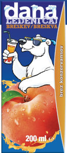 Pijača ledeni čaj Dana, breskev, 0,2l