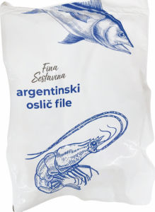 Oslič file Argentinski (Merluccius hubbsi), 600 g