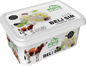 Sir Alpia, sveži beli, 450 g