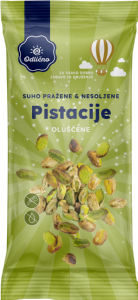 Pistacije Odlično, suho pražene in nesoljene, 80 g