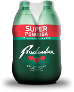 Voda Radenska classic, 4 x 1,5 l