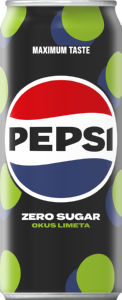 Pepsi Zero, limeta, 0,33 l