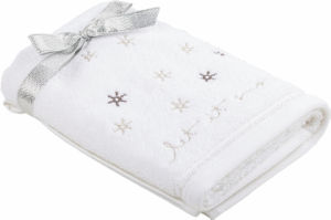 Brisača Svilanit, Let it snow, bela 50 x 100 cm