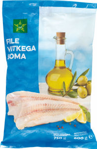 File vitkega soma Tuš, zamrznjeno, 750 g