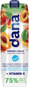 Pijača Dana, breskev 75%, 1 l