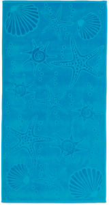Brisača plažna Svilanit, Star, modra, 80 x 160 cm