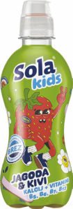 Pijača Sola Kids, jagoda, kivi, 0,33 l