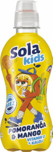 Pijača Sola Kids, pomaranča, mango, 0,33 l