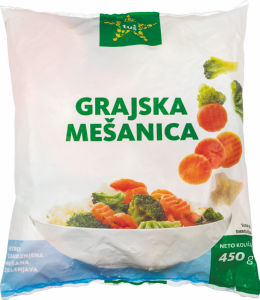 Grajska mešanica zelenjave, Tuš, zamrznjeno, 450 g