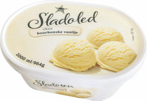 Sladoled Tuš, Bourbon vanilla, 2 l