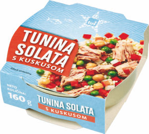 Solata Tuš tuna, kus – kus, 160 g