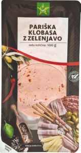 Narezek Tuš, Pariška z zelenjavo, 100 g
