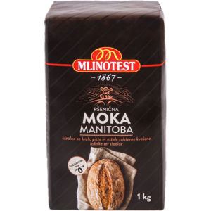 Pšenična moka Manitoba “0”, Mlinotest, 1 kg